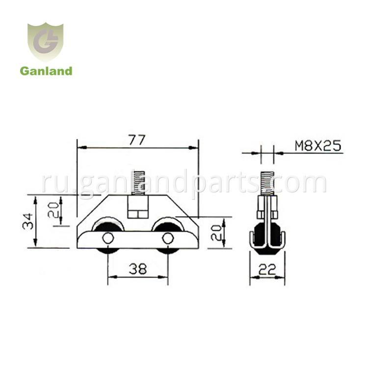 Sliding Rail Pulley